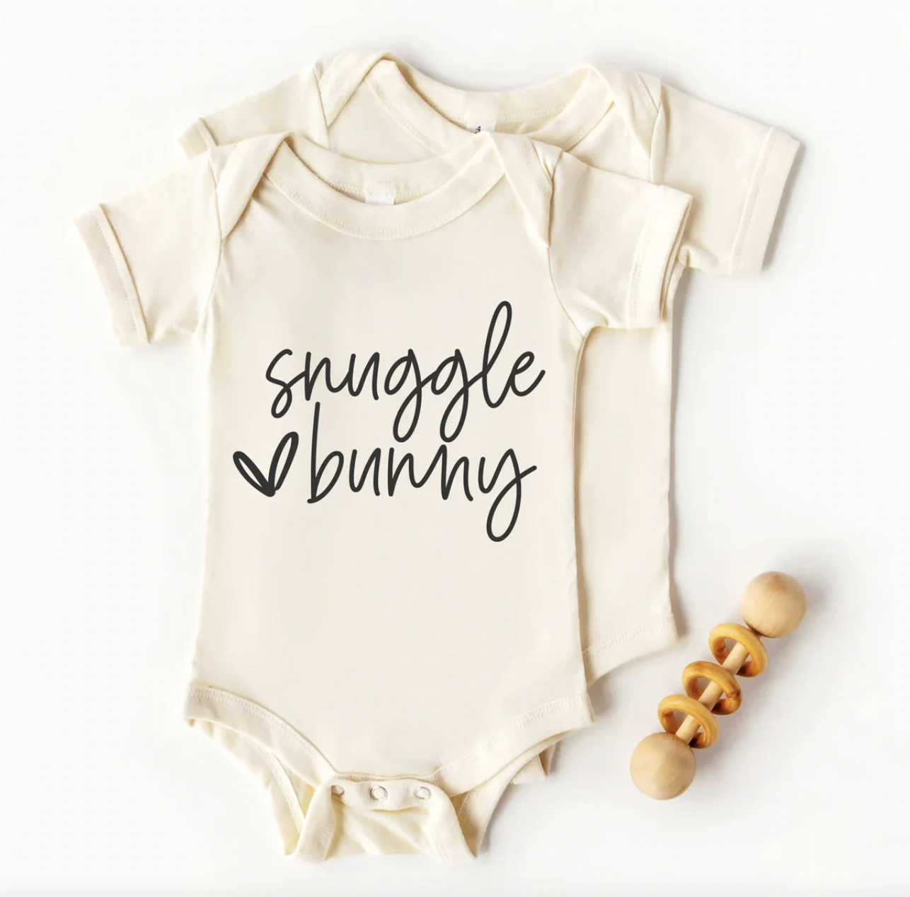 Natural Color Snuggle Bunny Easter Bodysuit