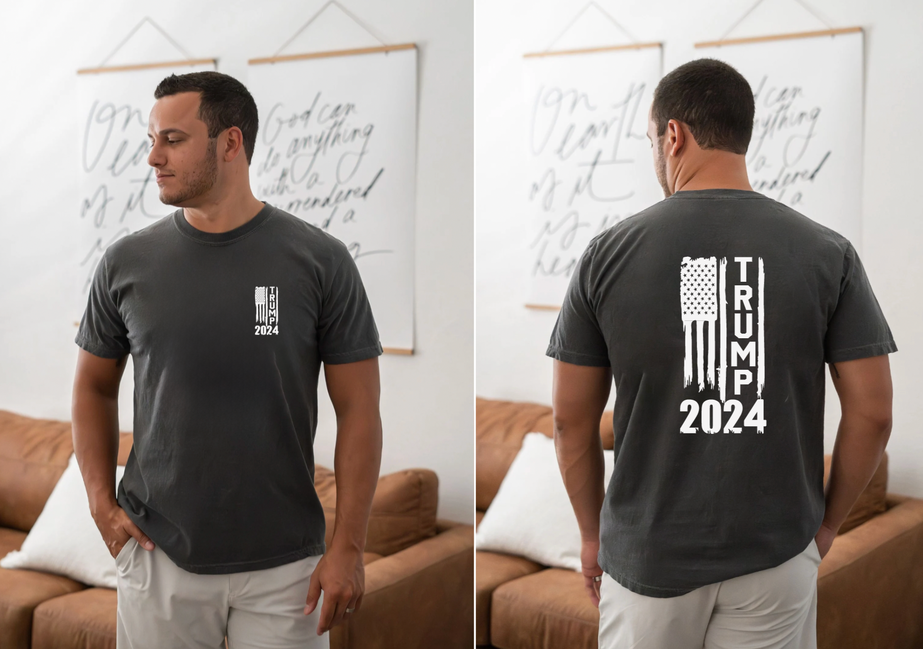Trump 2024 Grey Unisex T-Shirt