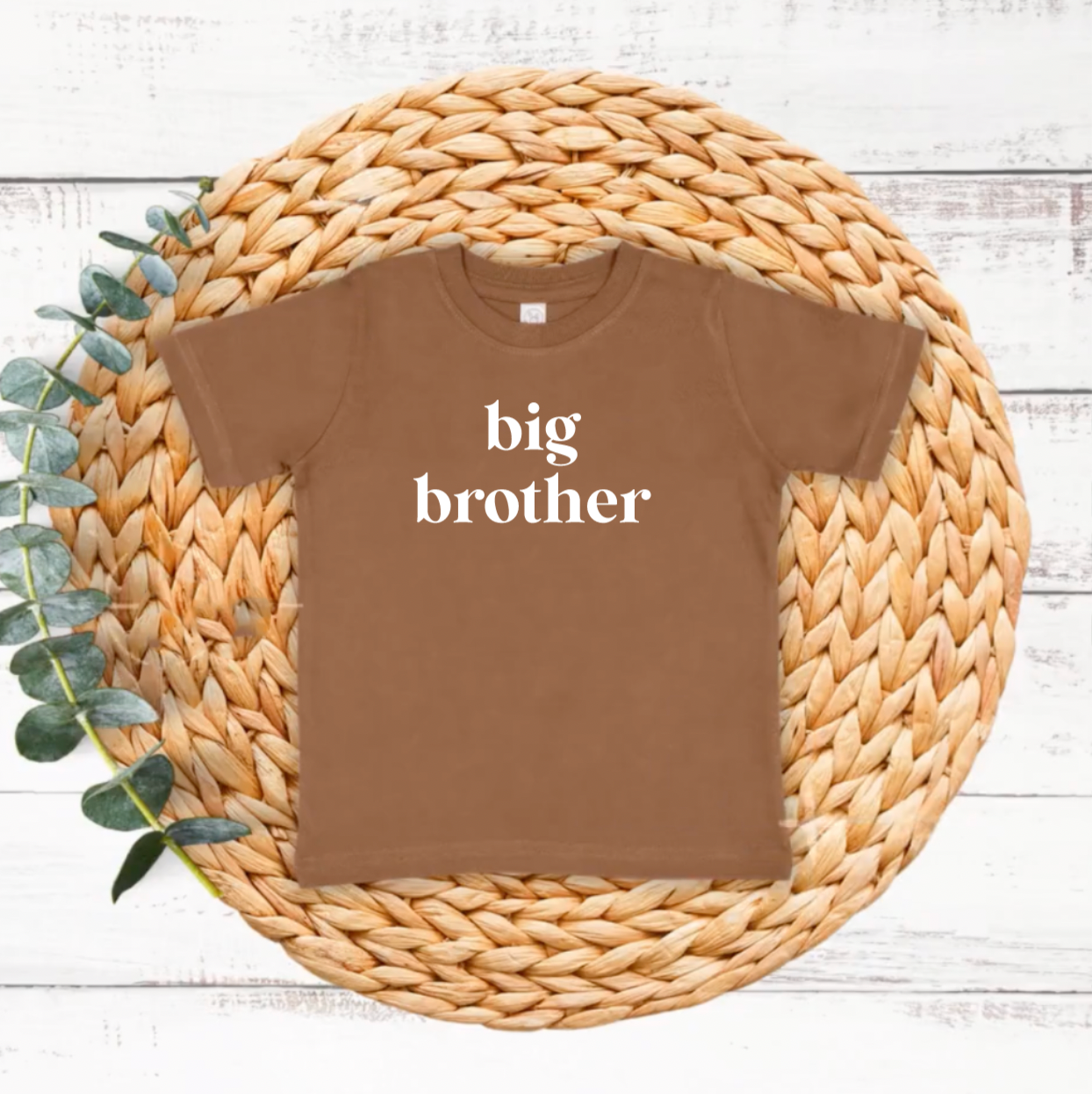 Big Bro Brown Shirt for Kids