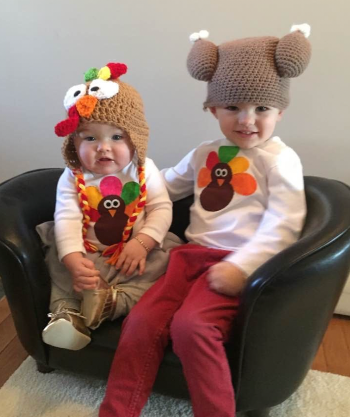 Handmade Turkey Thanksgiving Beanie