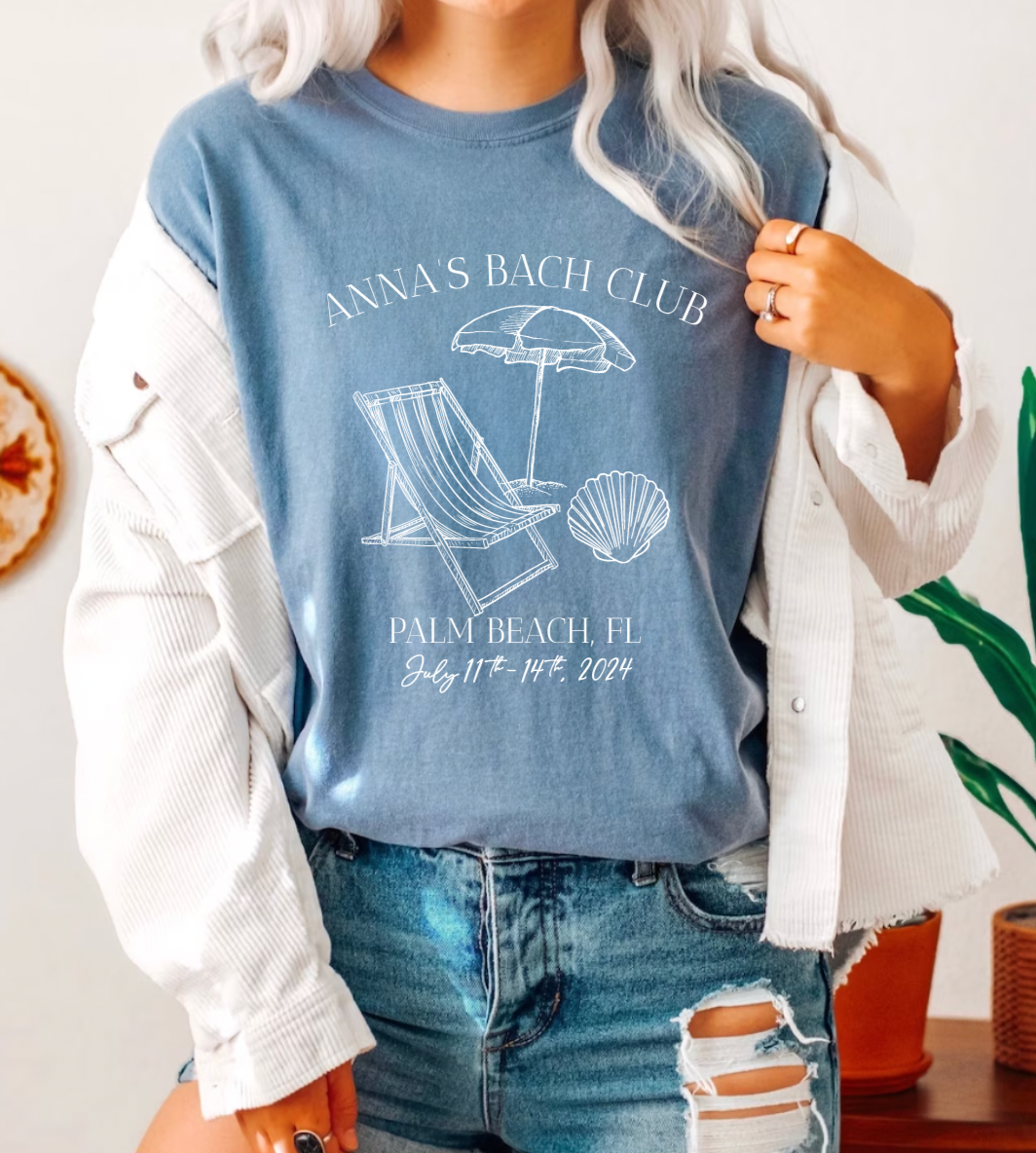 Coastal Personalized Matching Bachelorette Shirts for Bachelorette Party