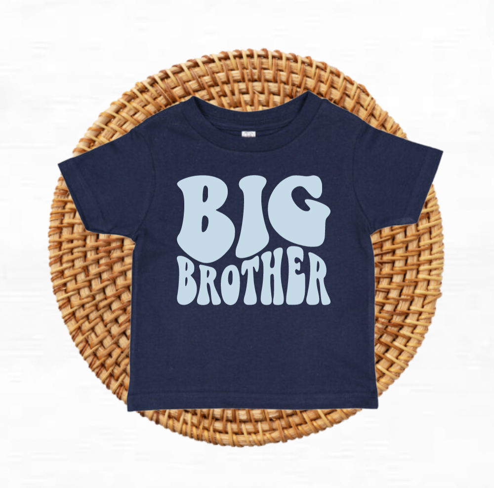 Big Bro Navy Shirt for Kids