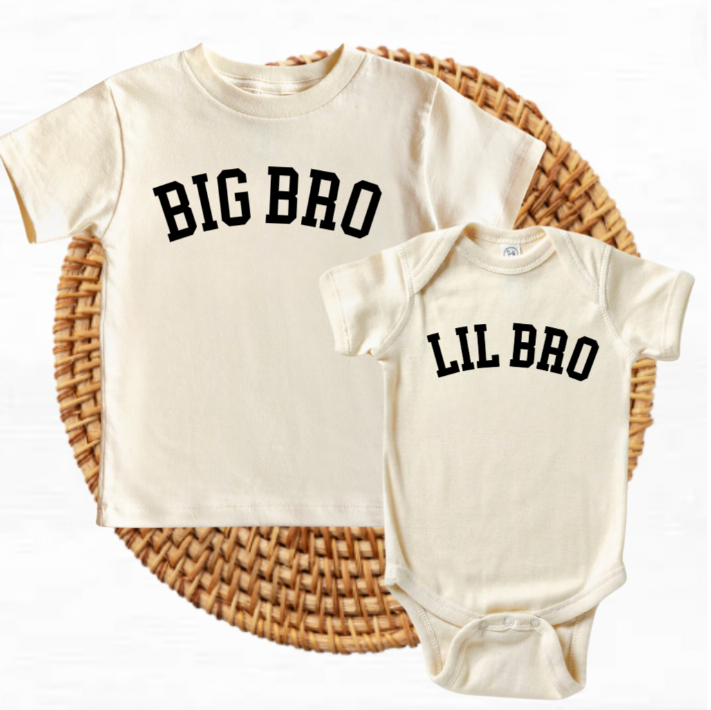 Big Bro Lil Bro Matching Shirts for Brothers
