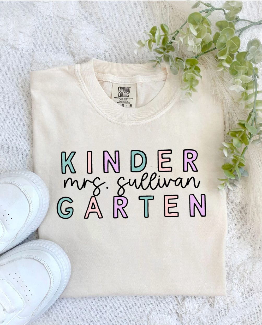 Personalized Teacher and Grade Neutral Shirt