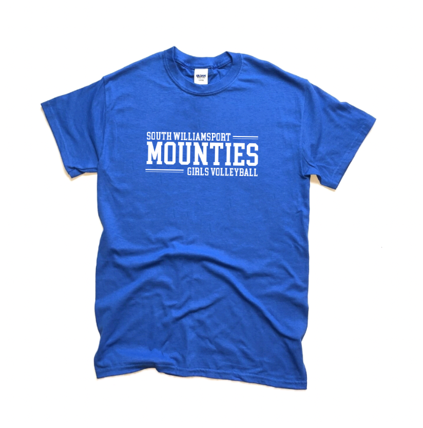 South Williamsport Girls Volleyball Short Sleeve Shirt- Design 1
