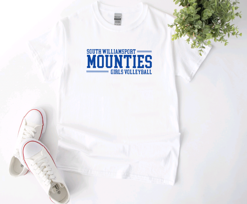 South Williamsport Girls Volleyball Short Sleeve Shirt- Design 1