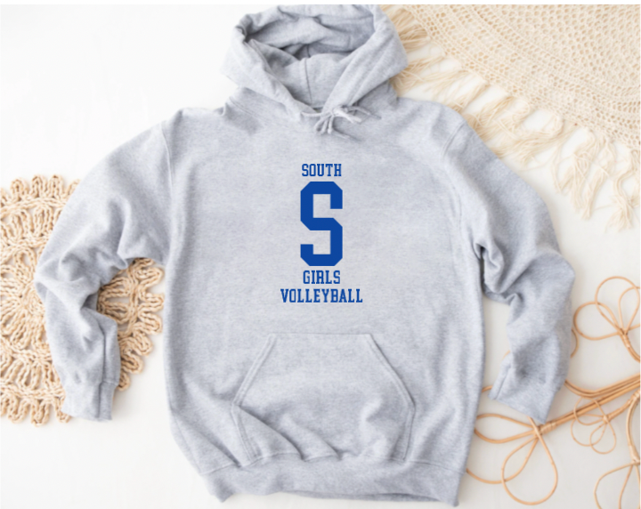South Williamsport Girls Volleyball Hooded Sweatshirt- Design 2
