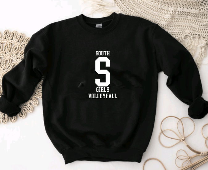 South Williamsport Girls Volleyball Crewneck Sweatshirt- Design 2