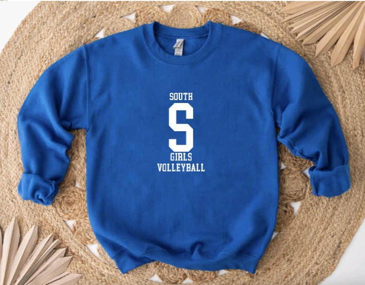 South Williamsport Girls Volleyball Crewneck Sweatshirt- Design 2