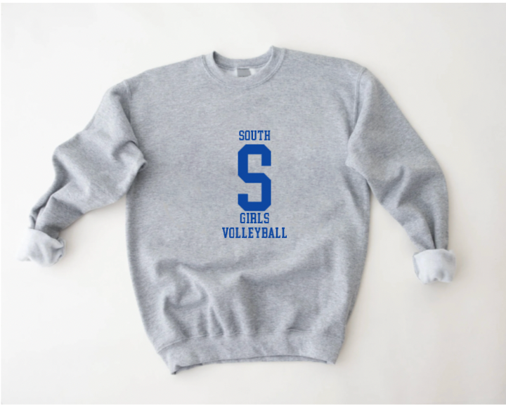 South Williamsport Girls Volleyball Crewneck Sweatshirt- Design 2