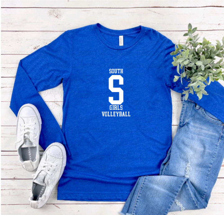 South Williamsport Girls Volleyball Long Sleeve Shirt- Design 2