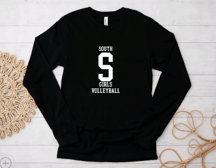 South Williamsport Girls Volleyball Long Sleeve Shirt- Design 2