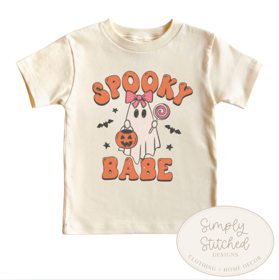 Spooky Babe Halloween Shirt for Kids