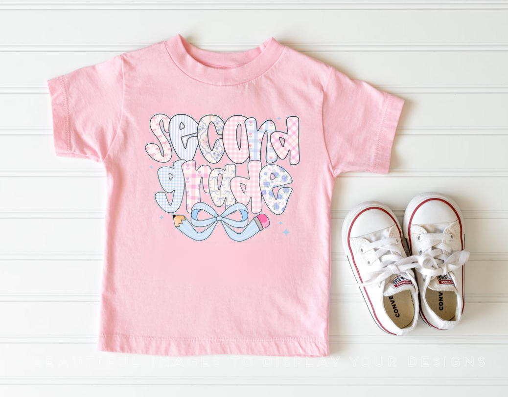 Back To School Light Pink Shirt for Girls