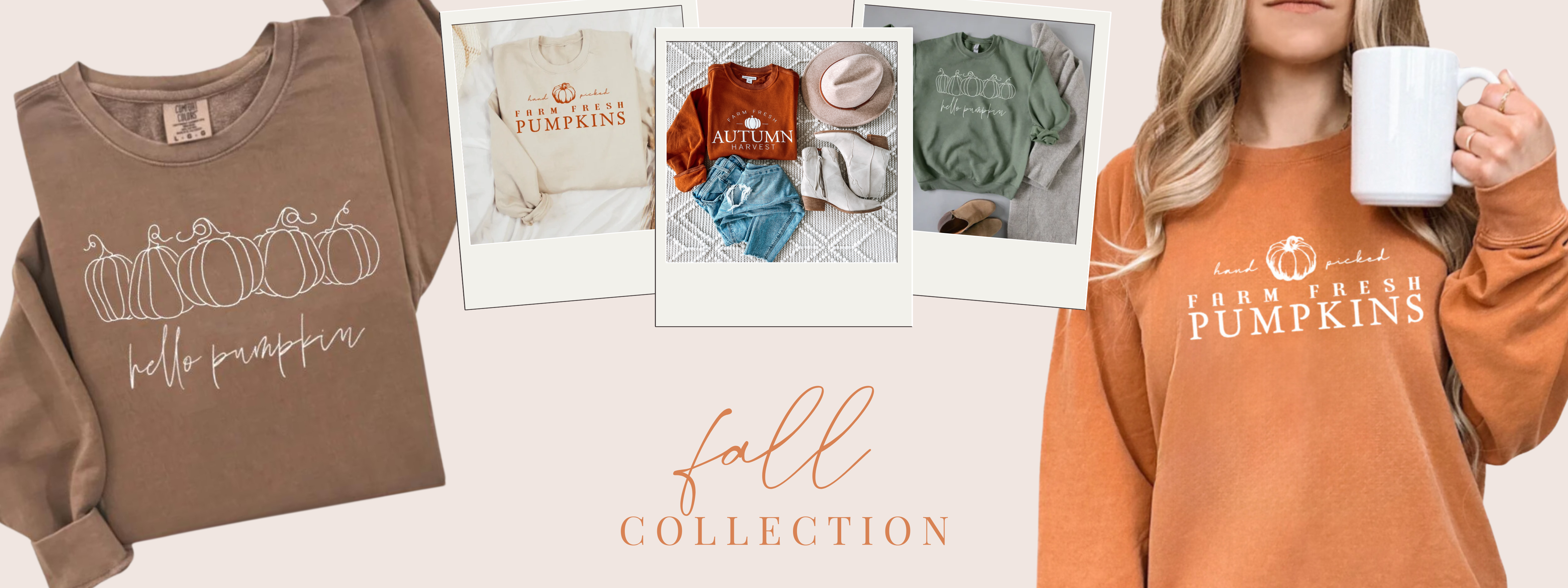Fall Pumpkin Matching Mama & Mini Matching White Shirts