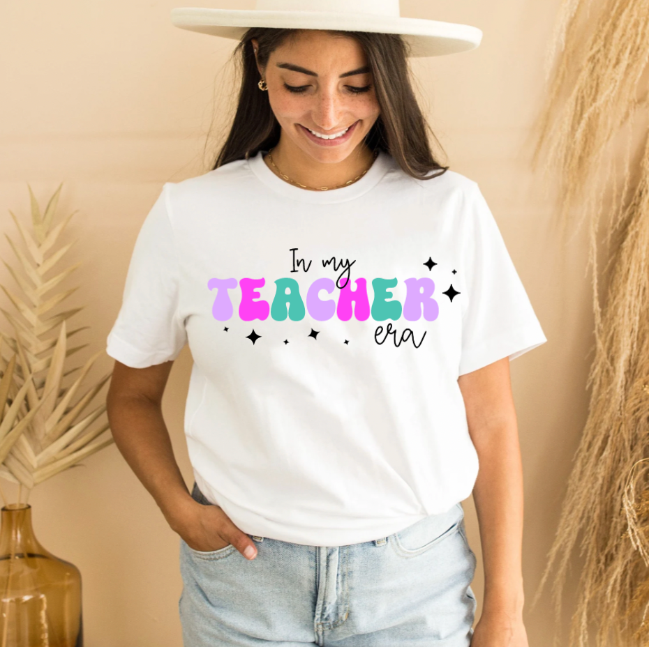 In My Teaching Era White Tee