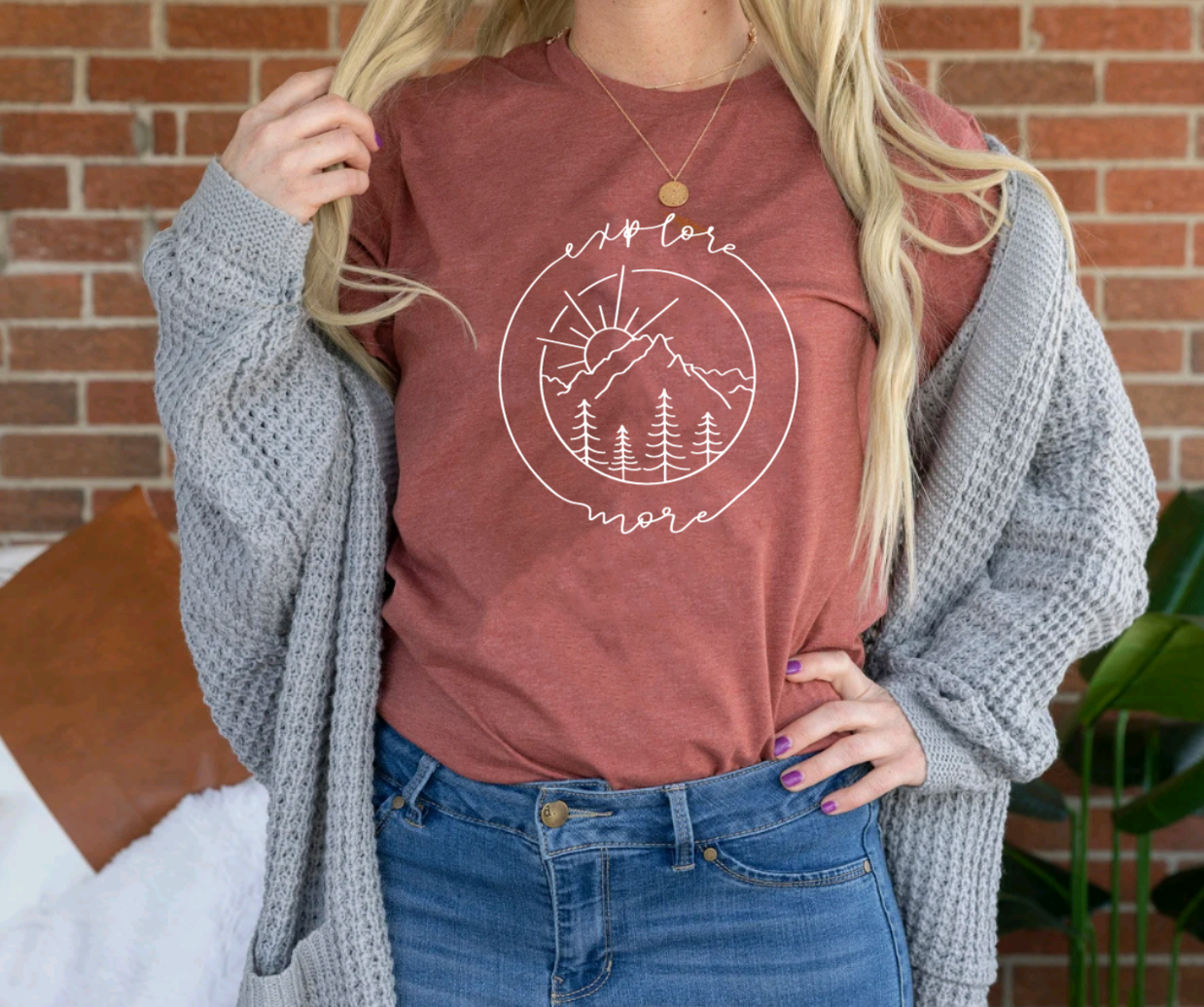 Explore More Nature Travel Tee