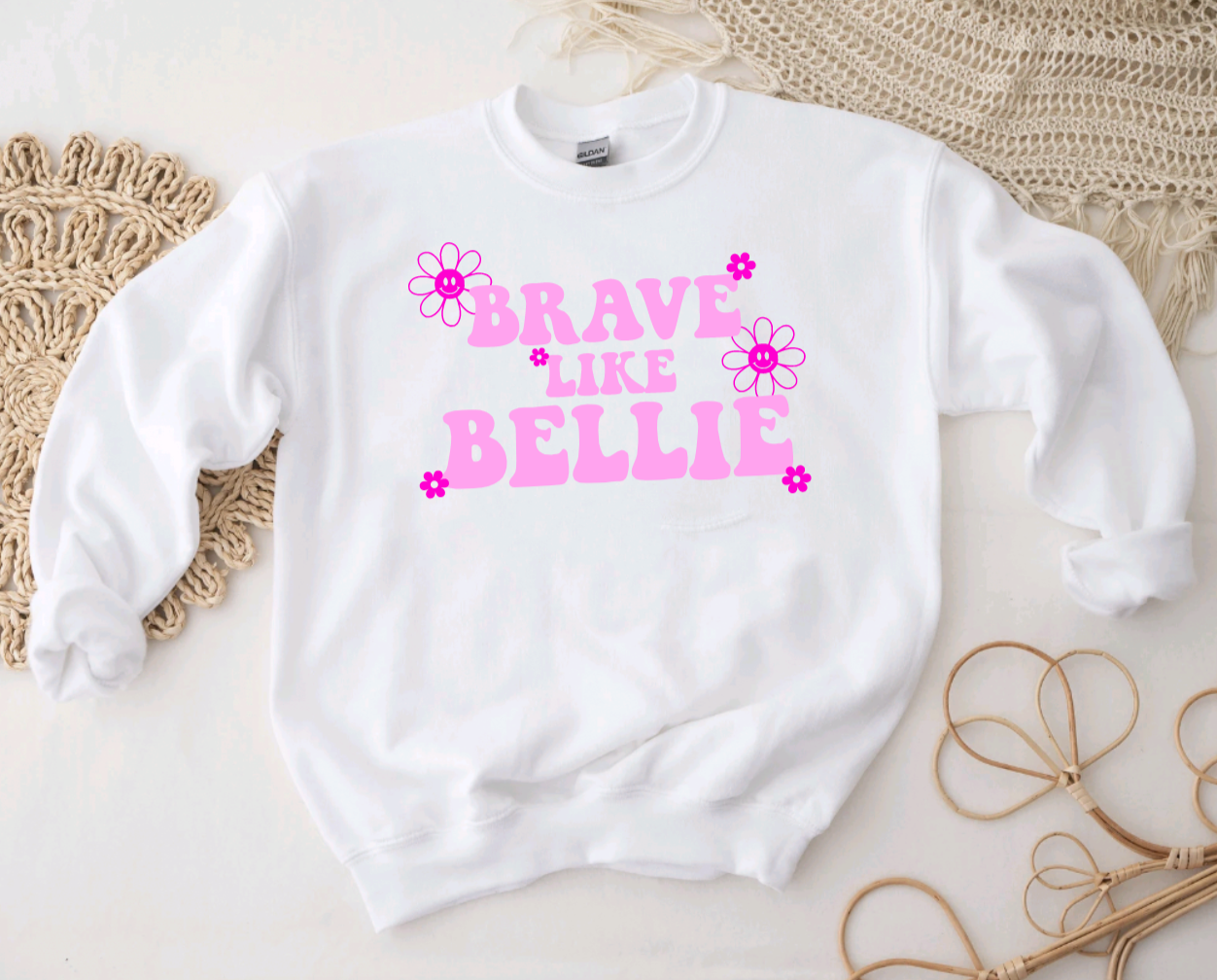 Brave Like Bellie Flower Crewneck