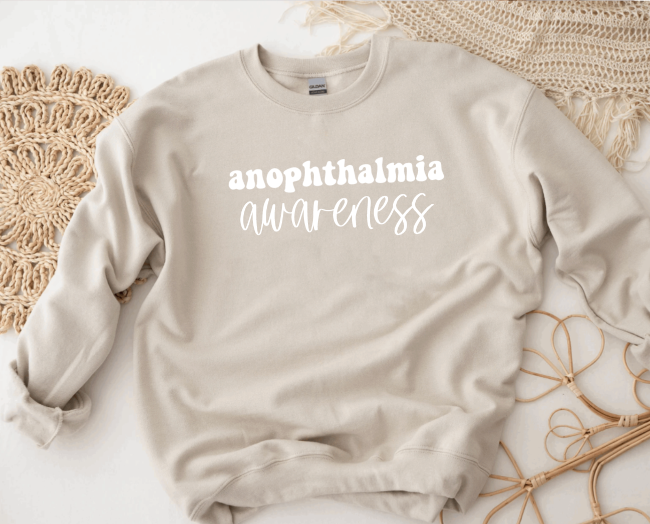 Anophthalmia Awareness Crewneck
