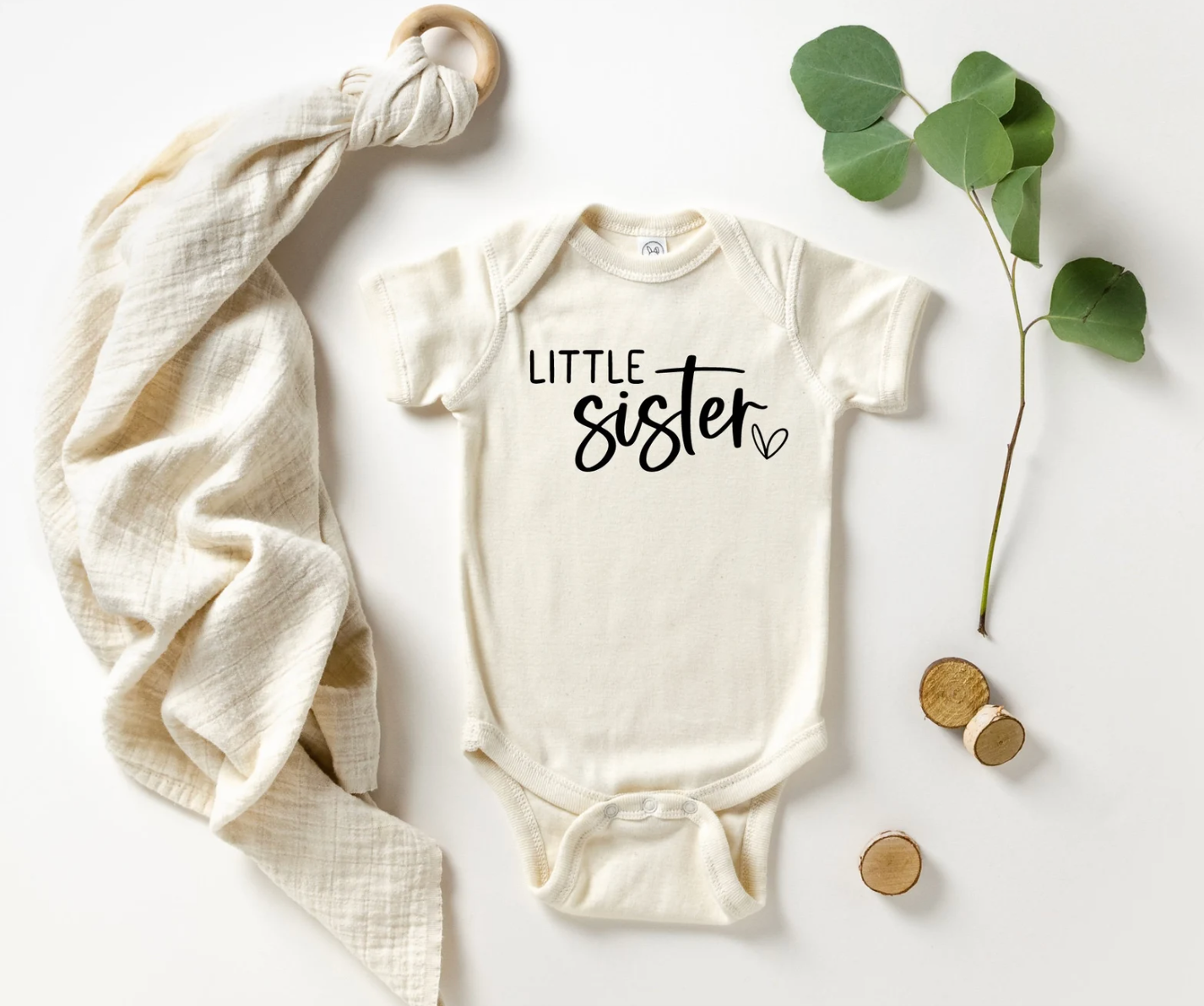 Little Sister Natural Shirt for Little Sisters