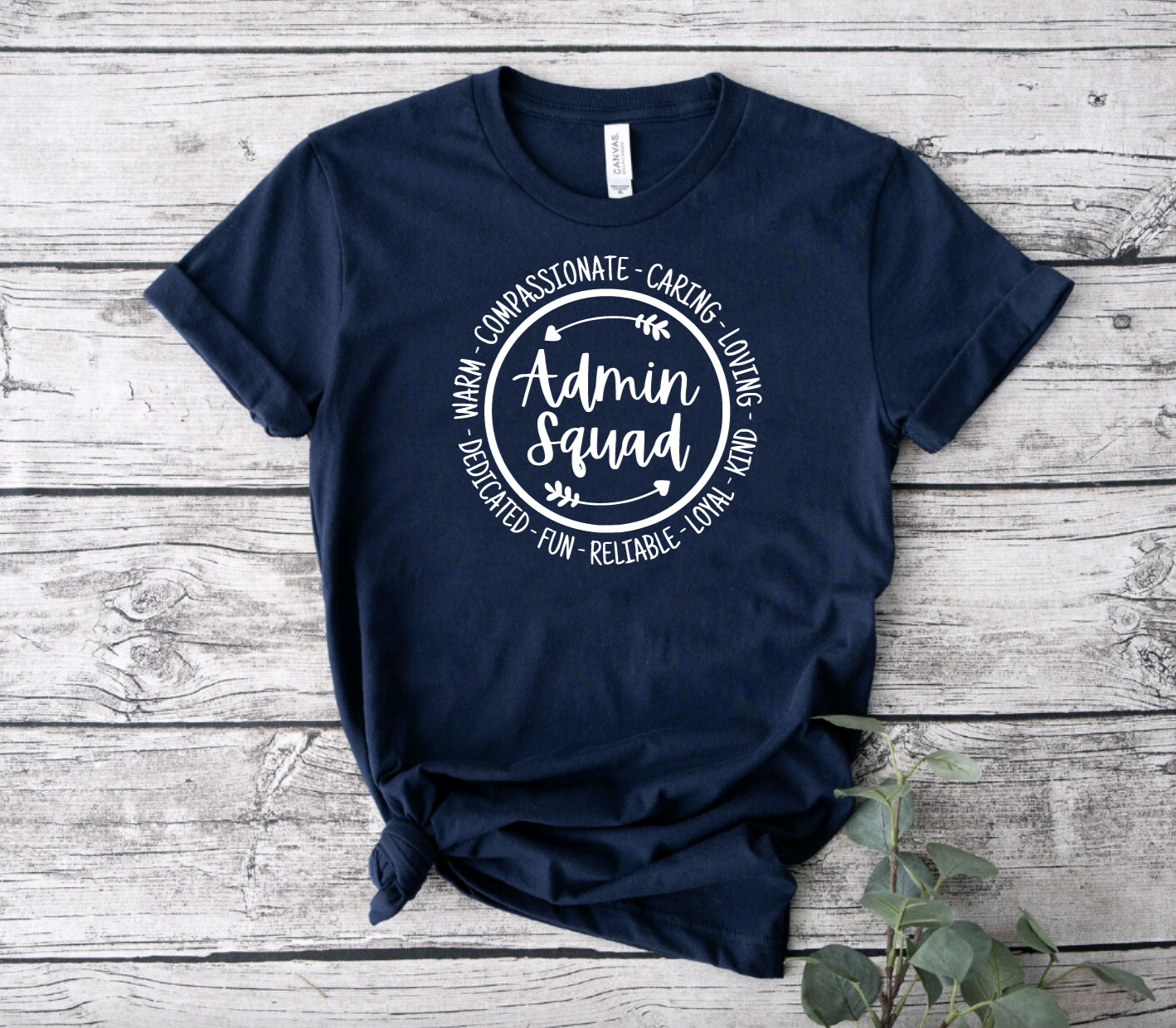 Administrative Squad Navy Teaching Tee