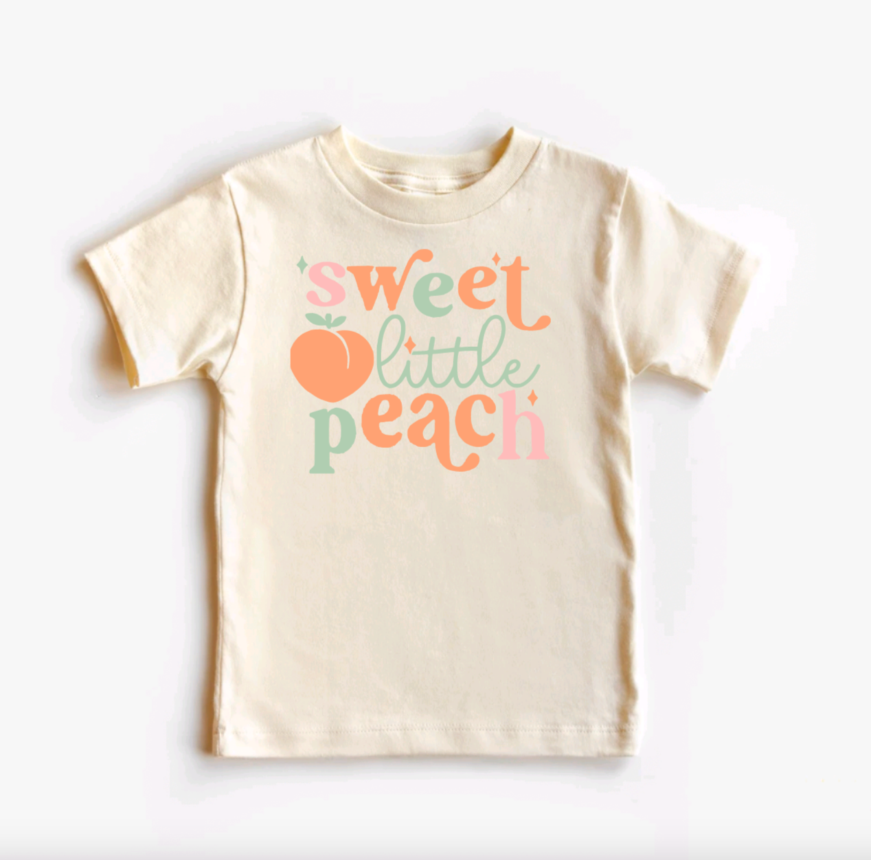 Sweet Little Peach Natural Tee