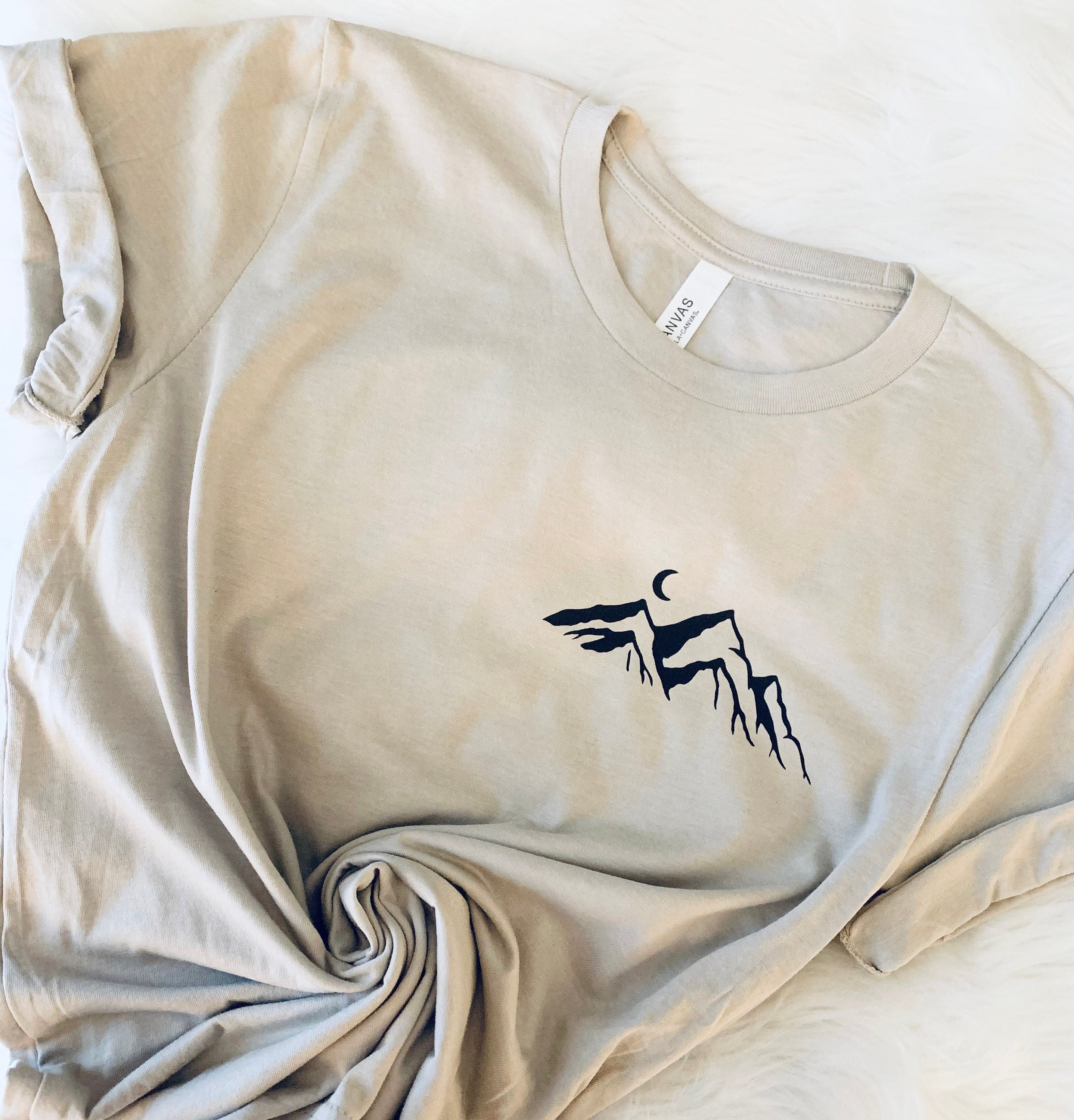 Mountain Range Tan Tee