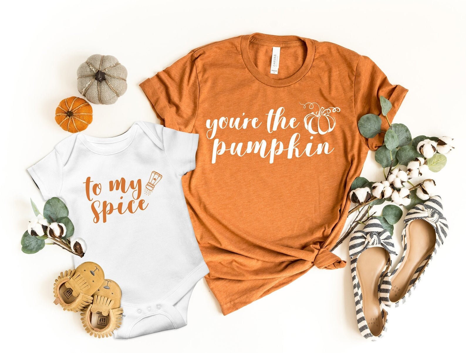 You're The Pumpkin To My Spice Mama & Mini Matching Fall Shirts