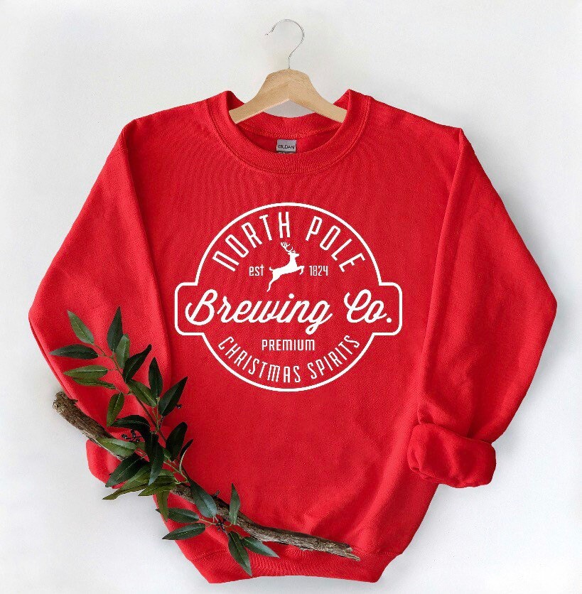 North Pole Brewing Company Red Crewneck