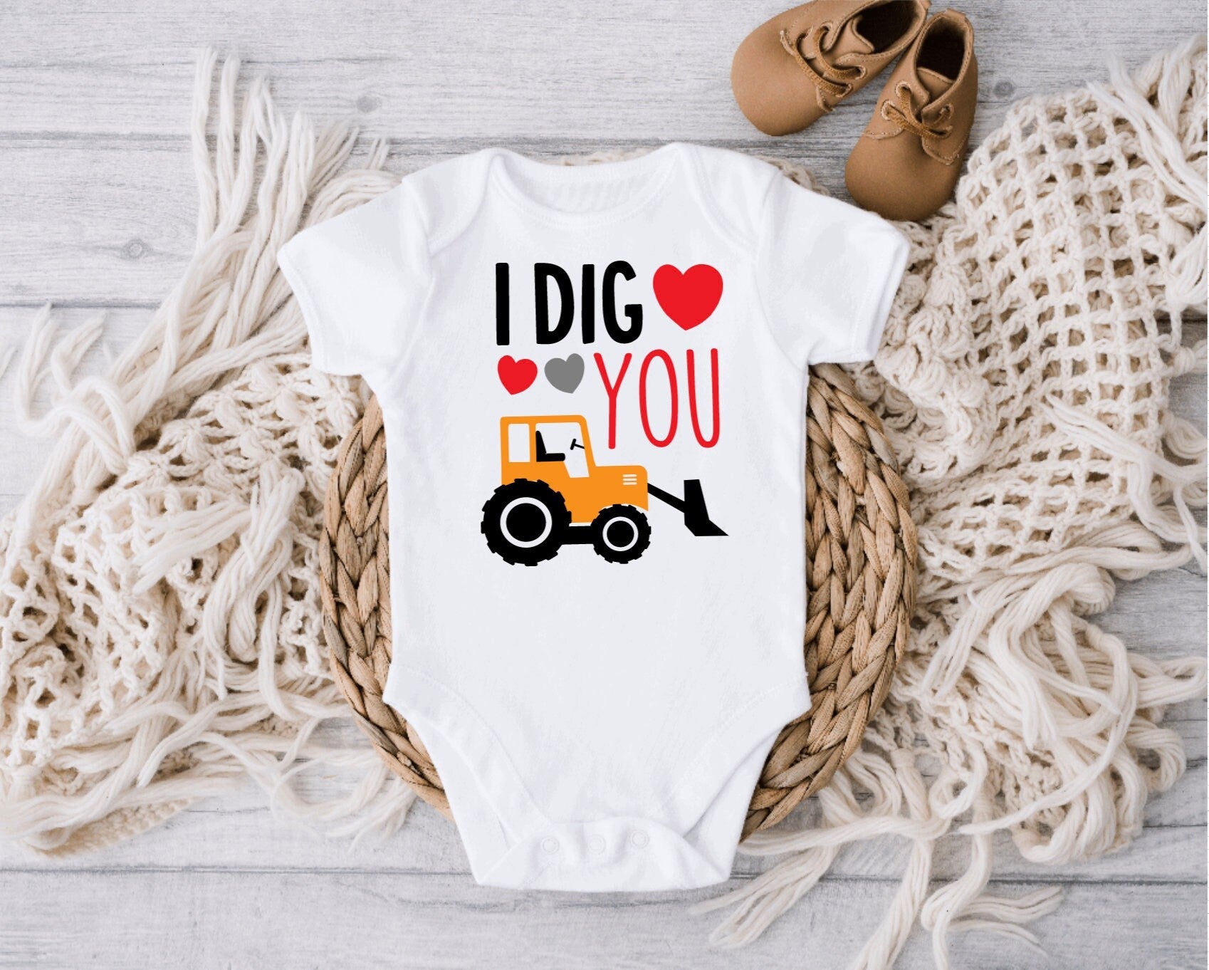I Dig You Valentine's Day Truck Shirt
