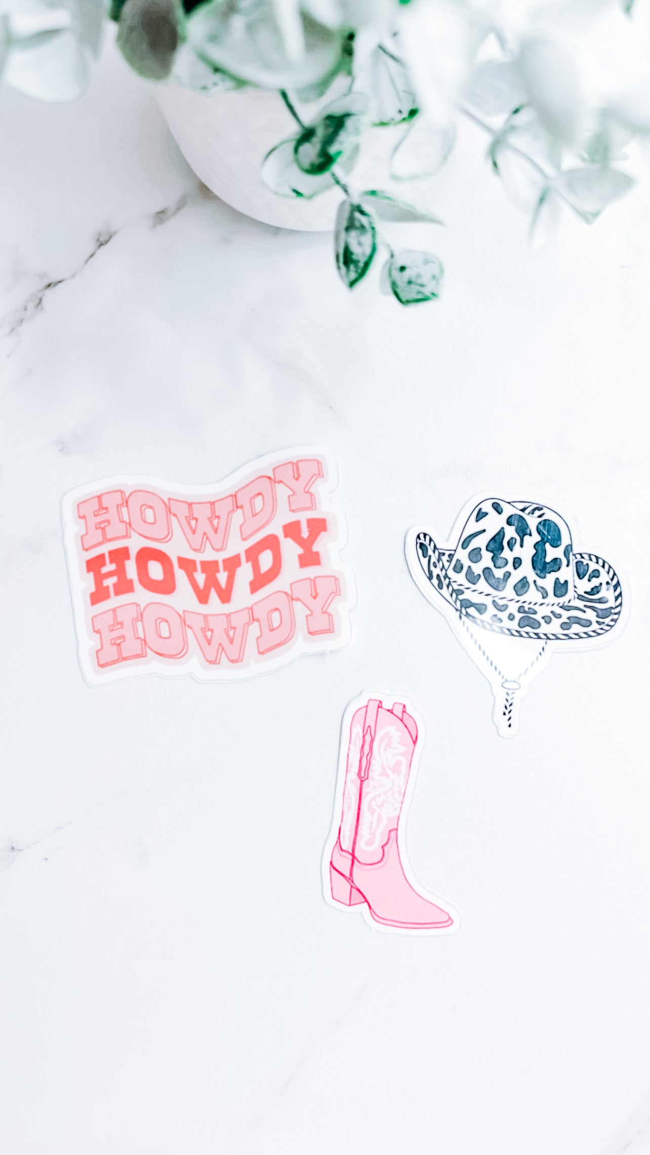 Country Themed Cowgirl Stickers