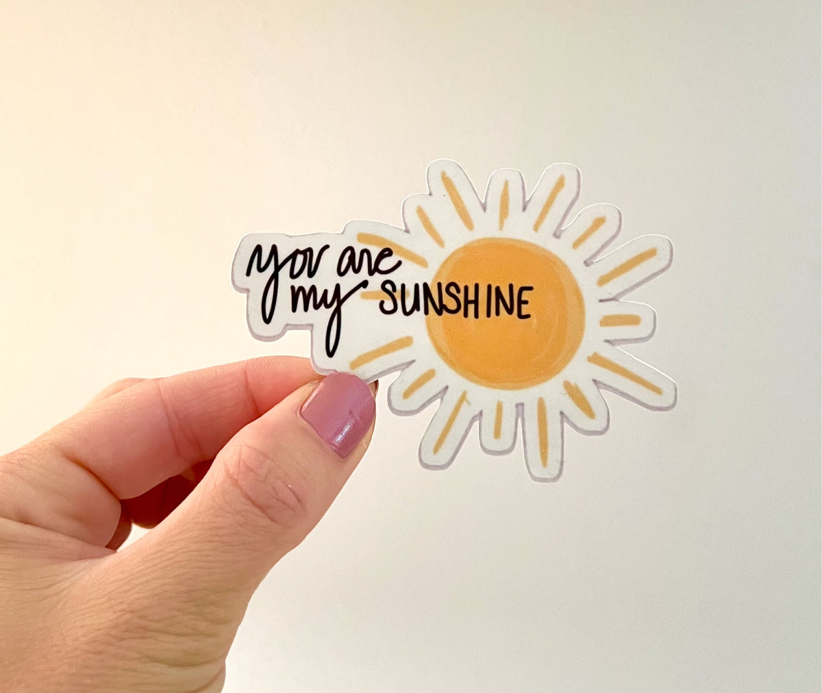 You Are My Sunshine Wall Quote Decal - Vinyl Word Art Custom Home Decor You Are My Sunshine Wall Quote Decal - Vinyl Word Art Custom Home Decor