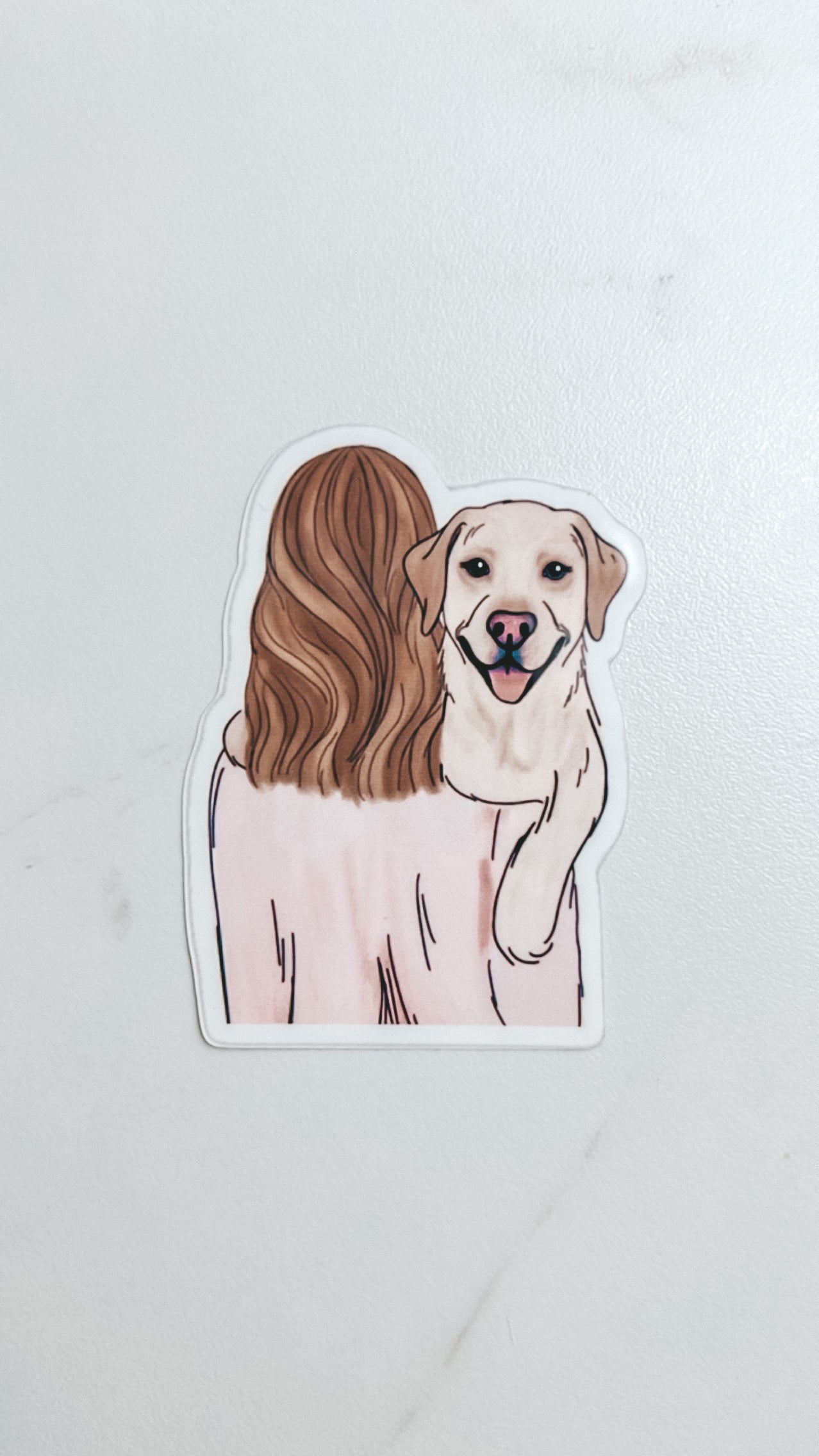 Yellow Lab Sticker