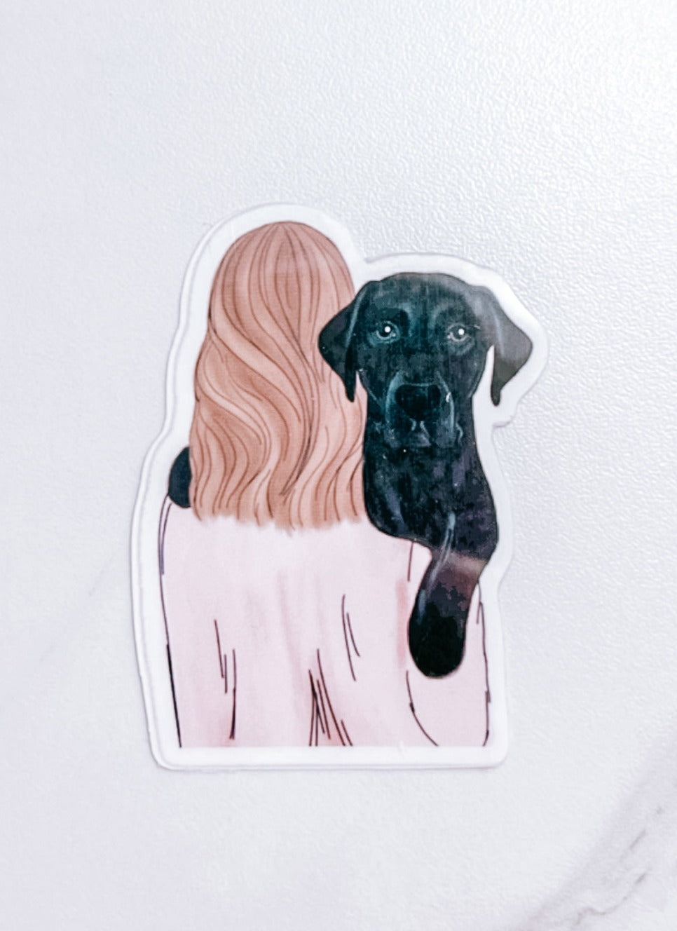 Black Lab Sticker