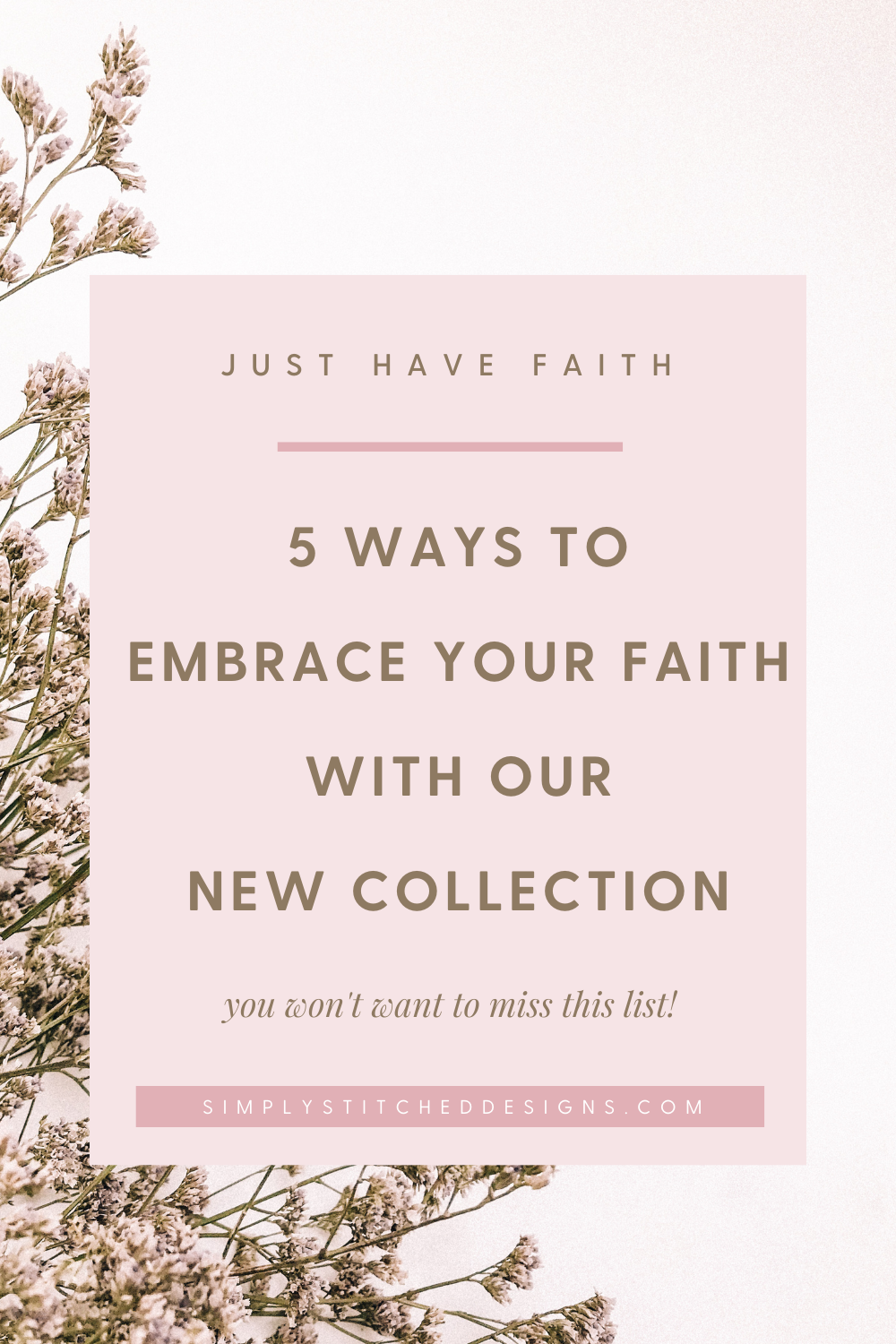 5 Ways To Embrace Your Faith With Our Newest Collection