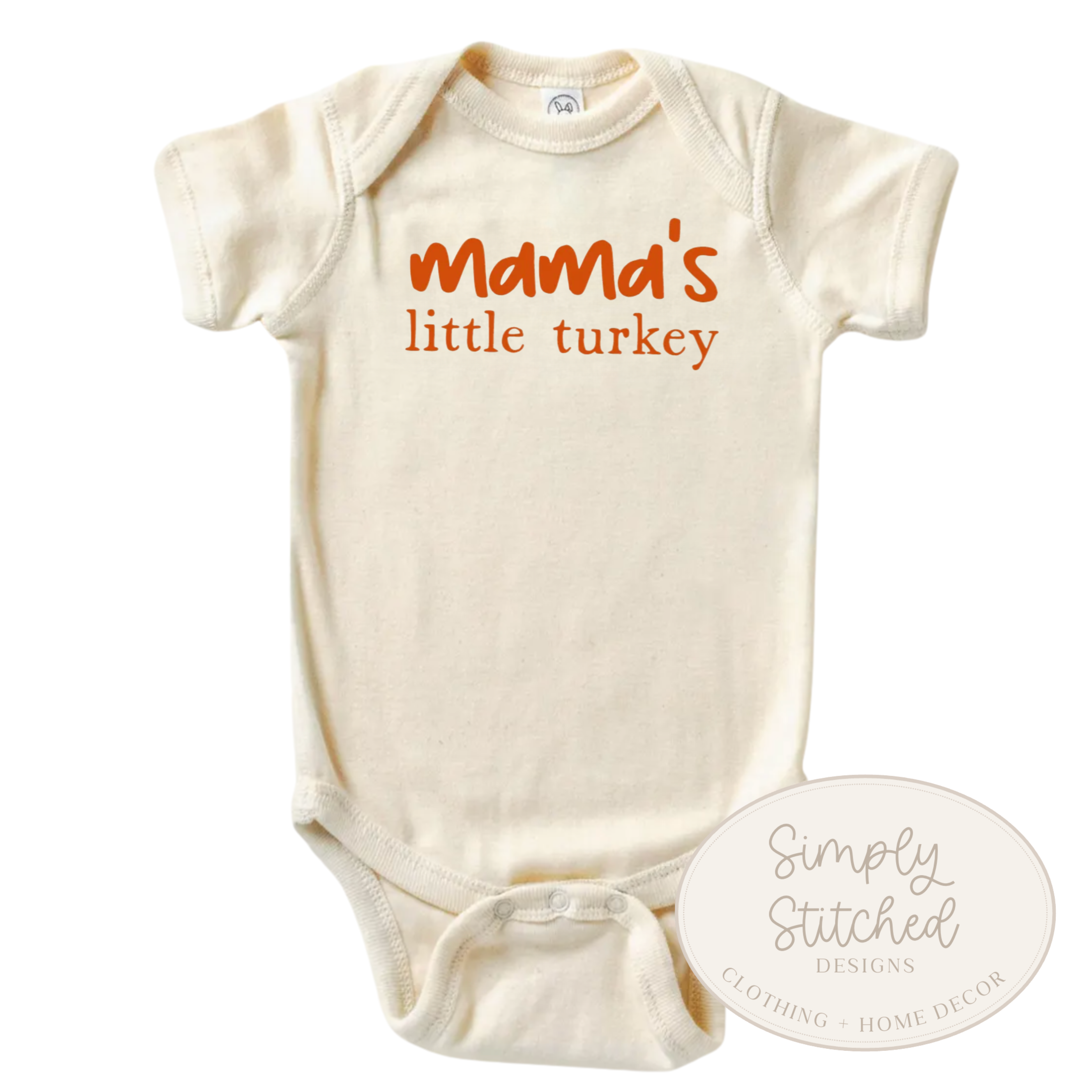 Mama's Little Turkey Neutral Fall Outfit – Cute Thanksgiving Outfit for Kids