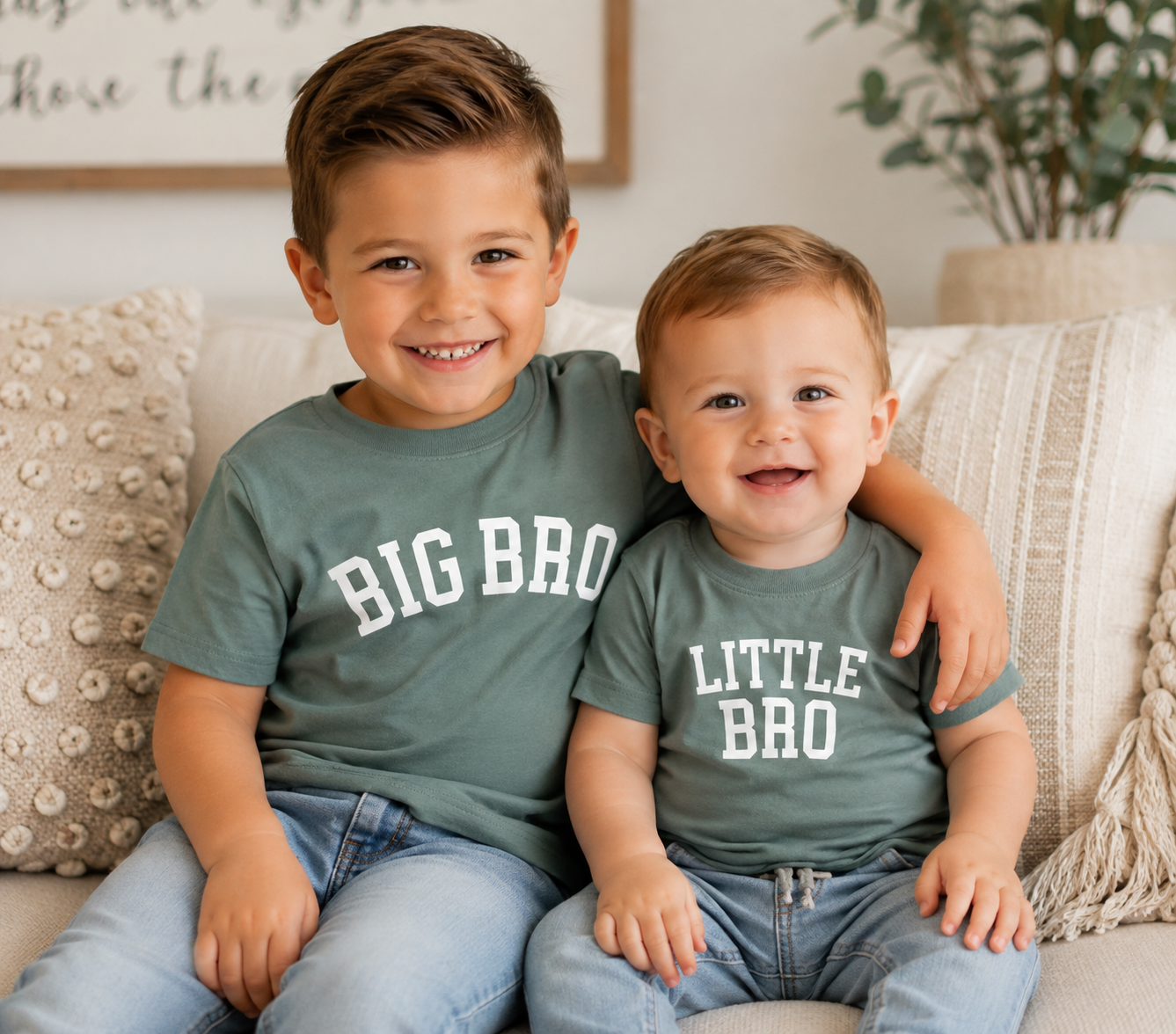 Big Bro & Little Bro Matching Shirts | Big Brother Little Brother Shirts | Sibling Matching Outfits | Brother Shirts