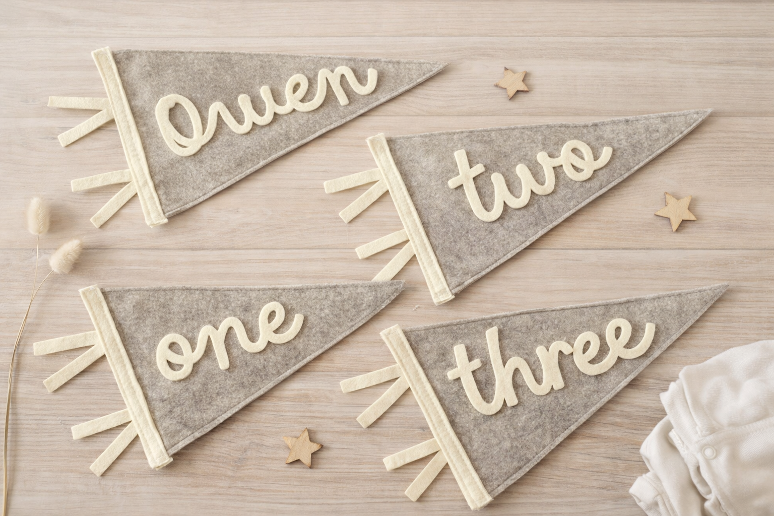 Custom Felt Name Pennant, Personalized Baby Gifts, Personalized Baby Announcements, Baby Announcement Ideas, Name Pennant