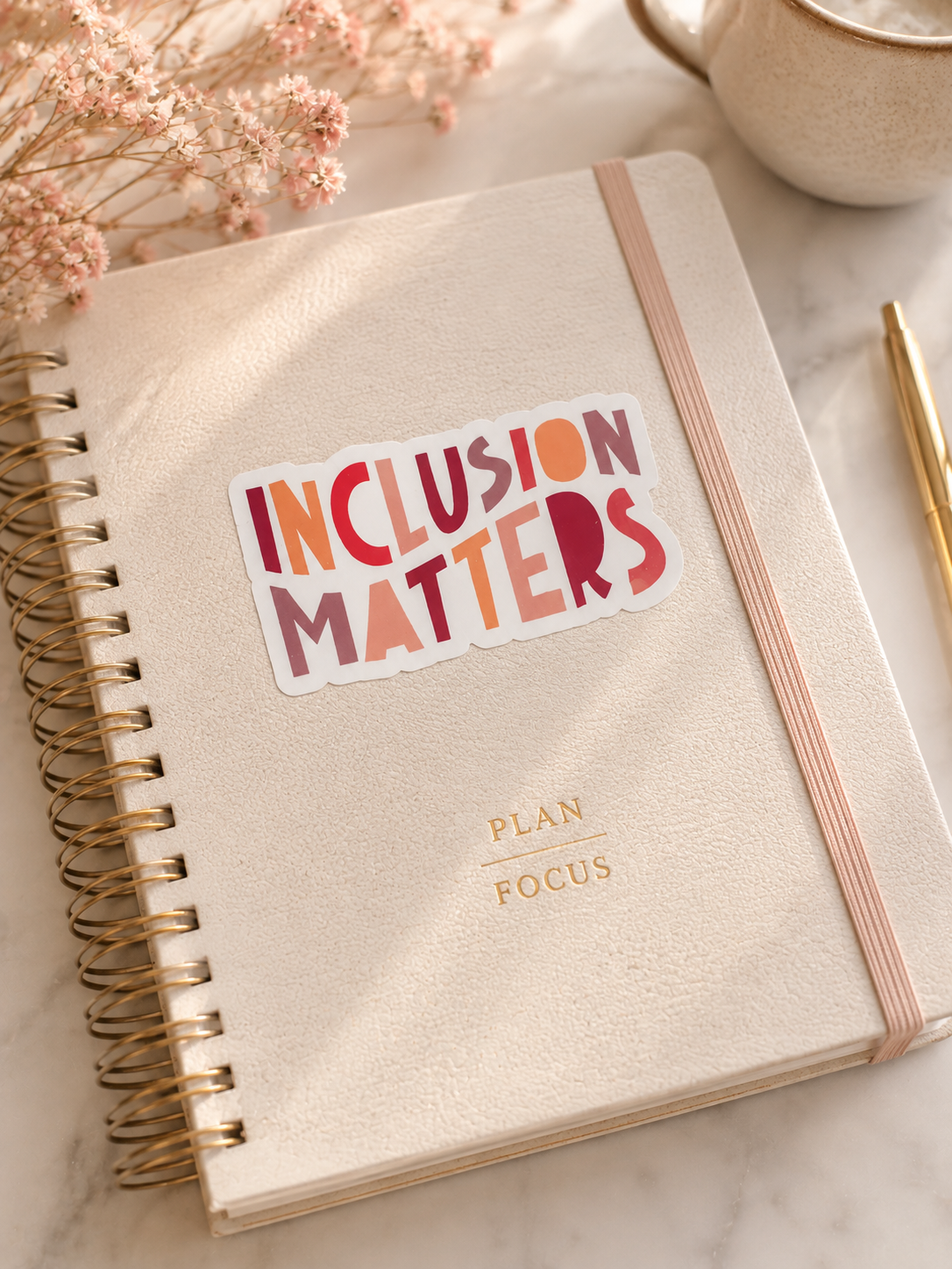 Inclusion Matters Sticker | Disability Awareness Sticker | Inclusive Sticker | Mental Health Sticker | Kindness Sticker | Teacher Sticker | Classroom Decal