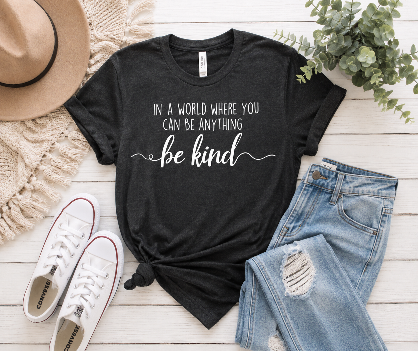 Be Kind Shirt | In a World Where You Can Be Anything Be Kind T-Shirt