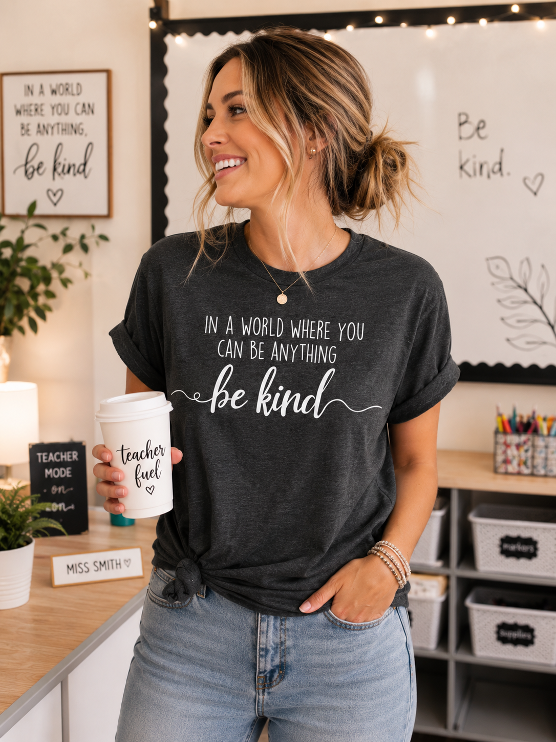 Be Kind Shirt | In a World Where You Can Be Anything Be Kind T-Shirt
