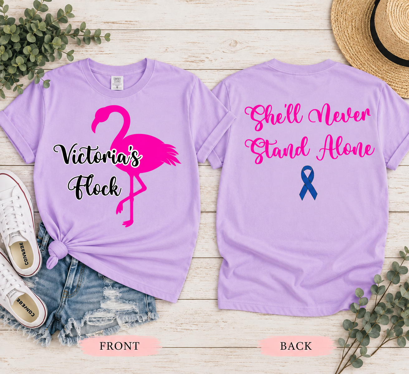 Victoria'a Flock Short Sleeved T-Shirt