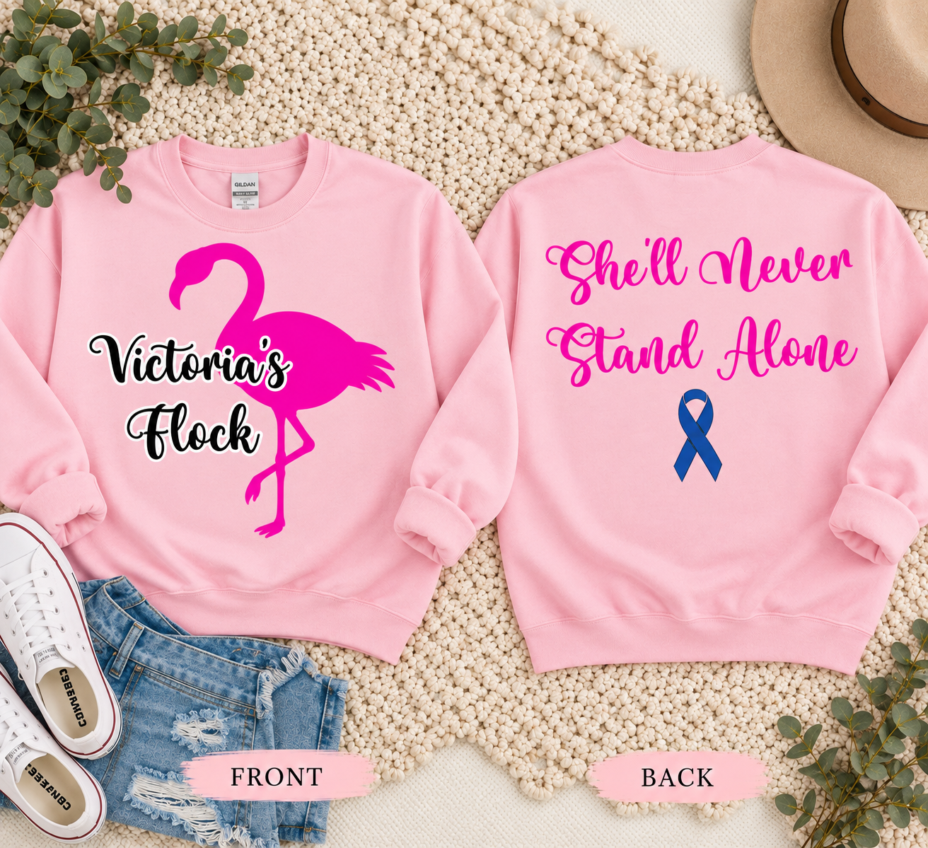 Victoria'a Flock Crewneck Sweatshirt