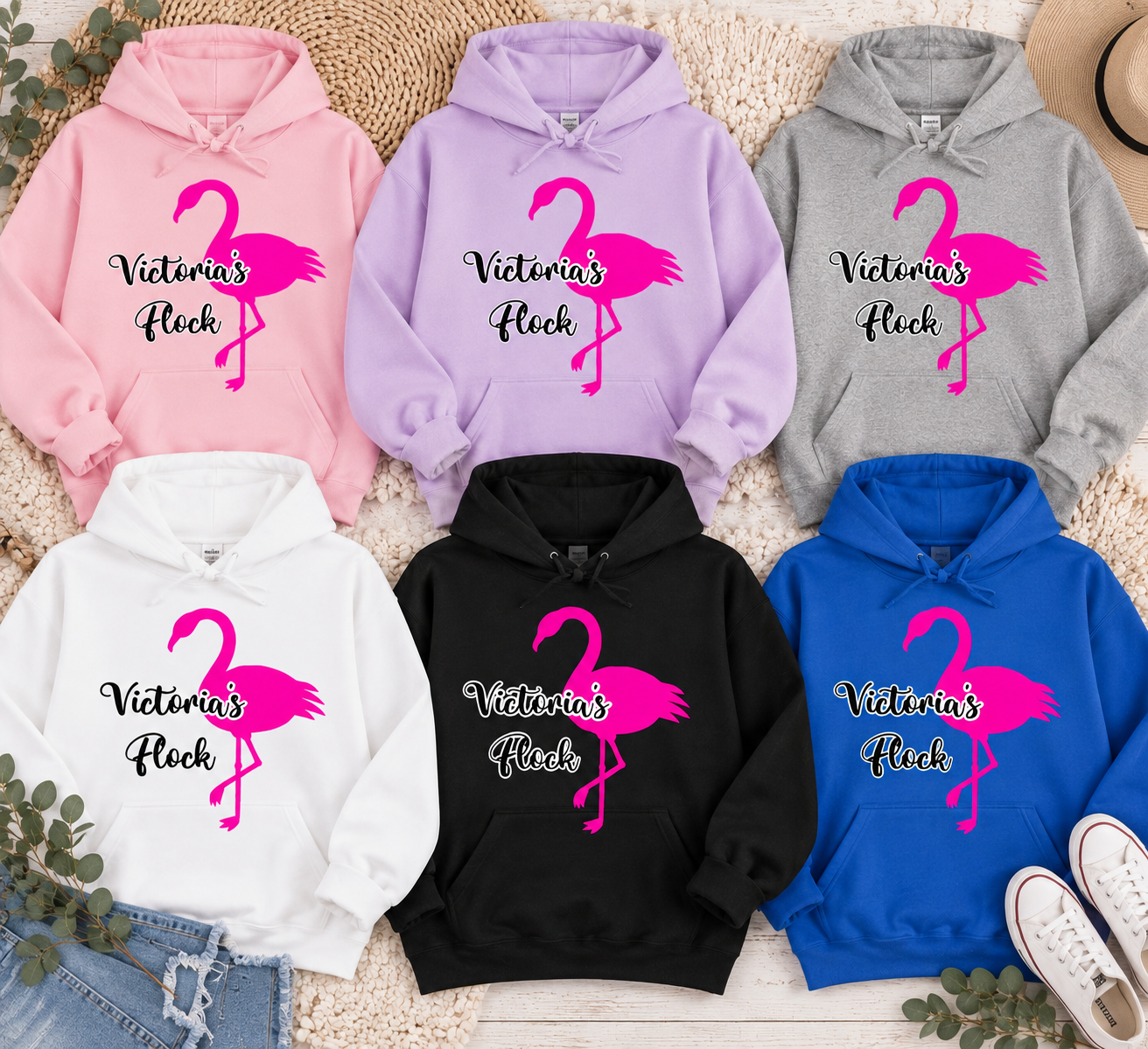 Victoria'a Flock Hooded Sweatshirt