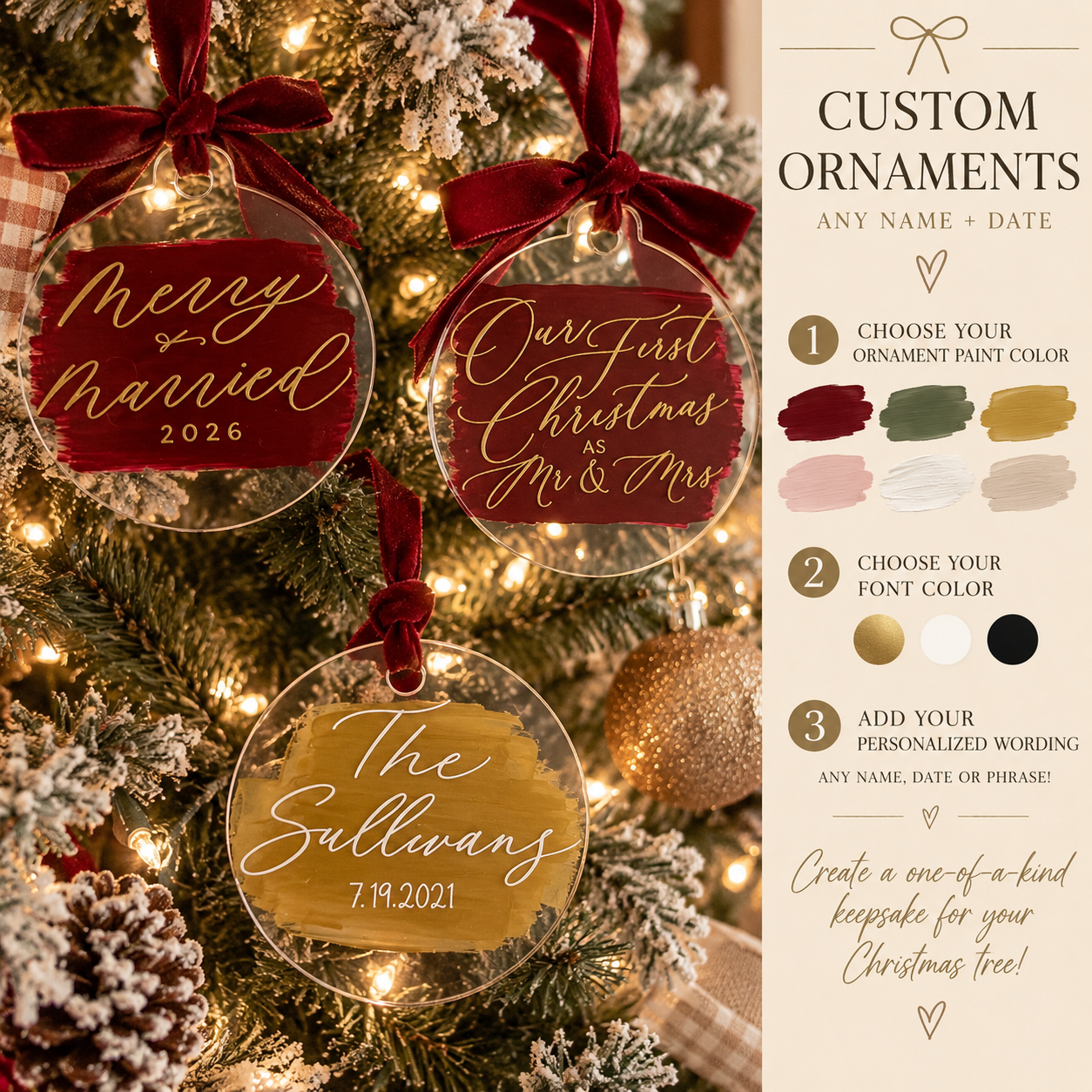Custom Christmas Ornament