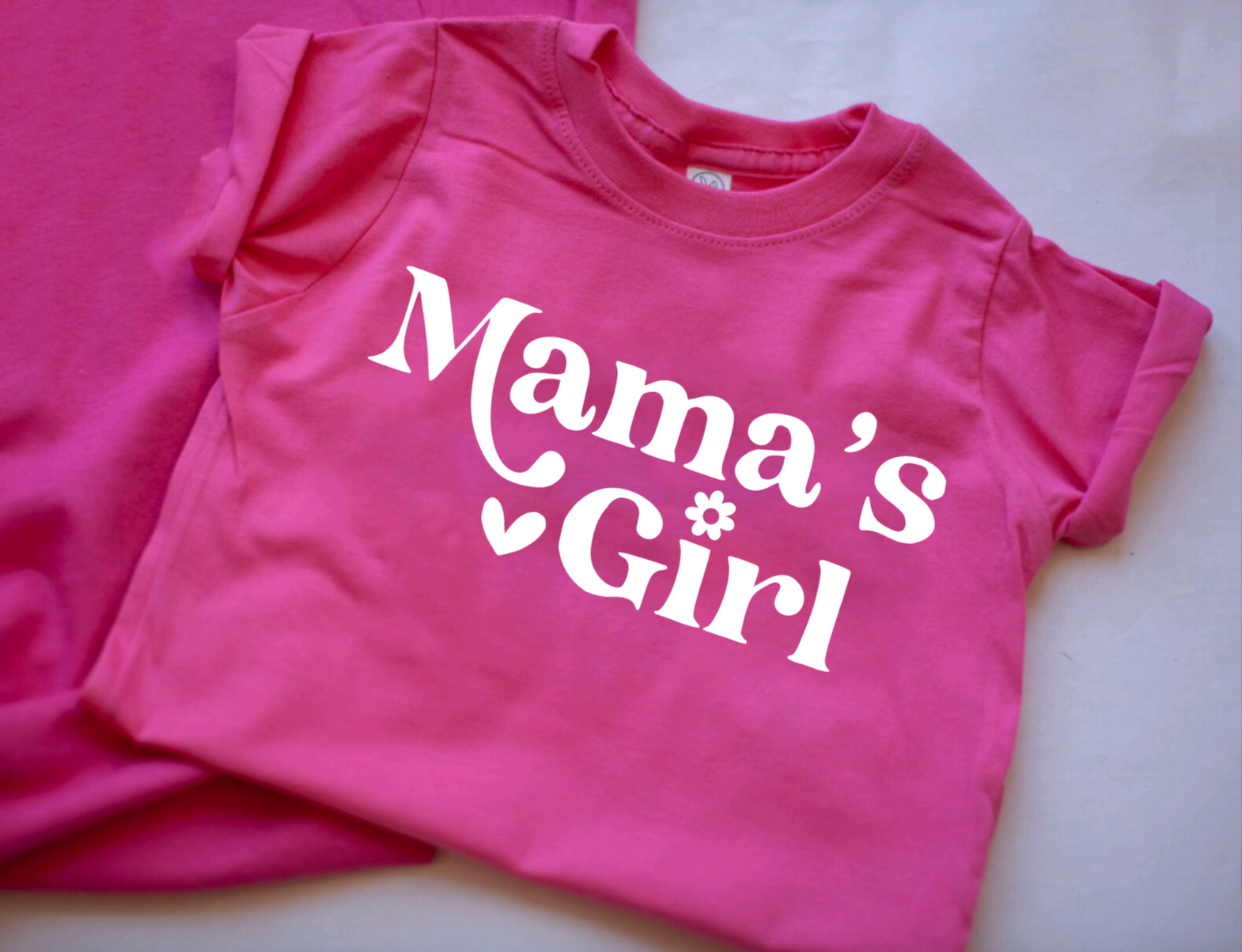 Mama and Mama's Girl Matching Hot Pink Shirt