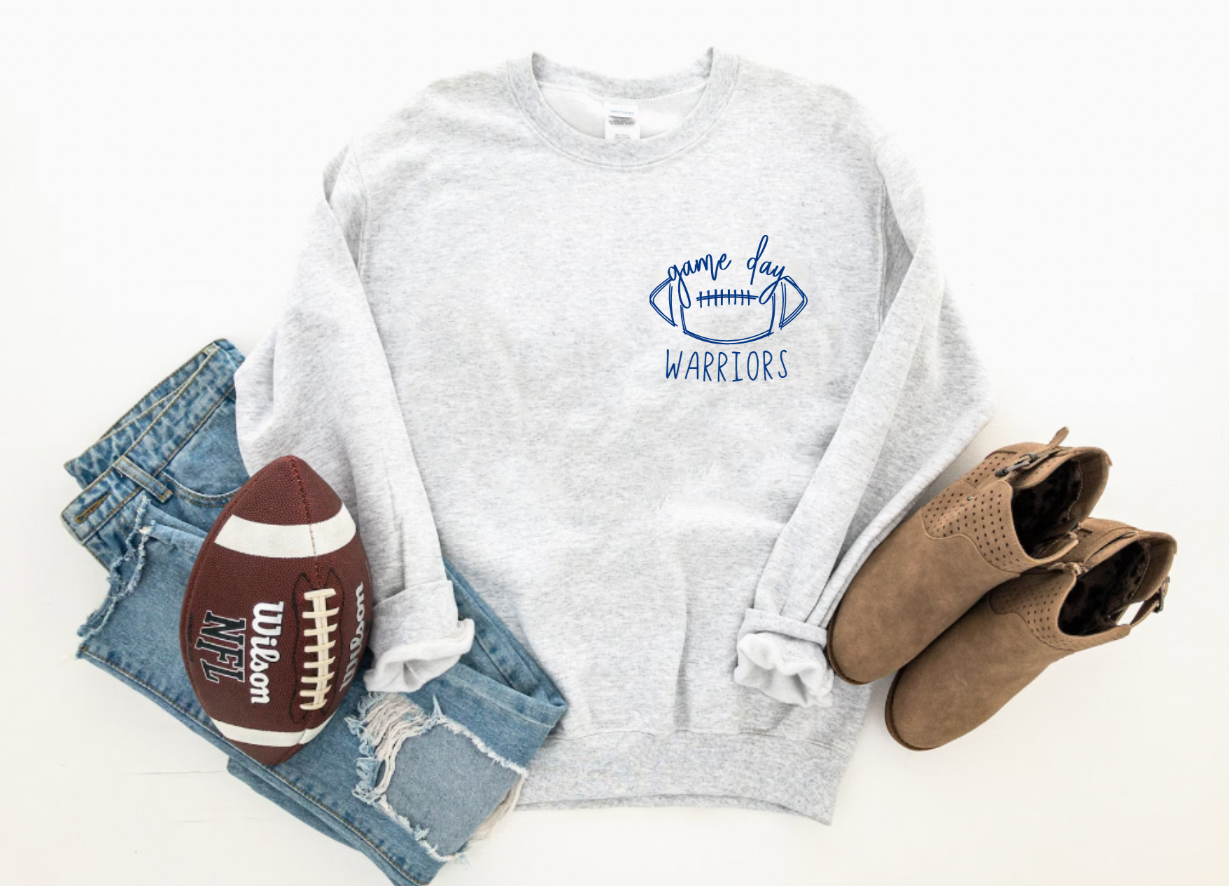 Customizable Game Day Football Crewneck