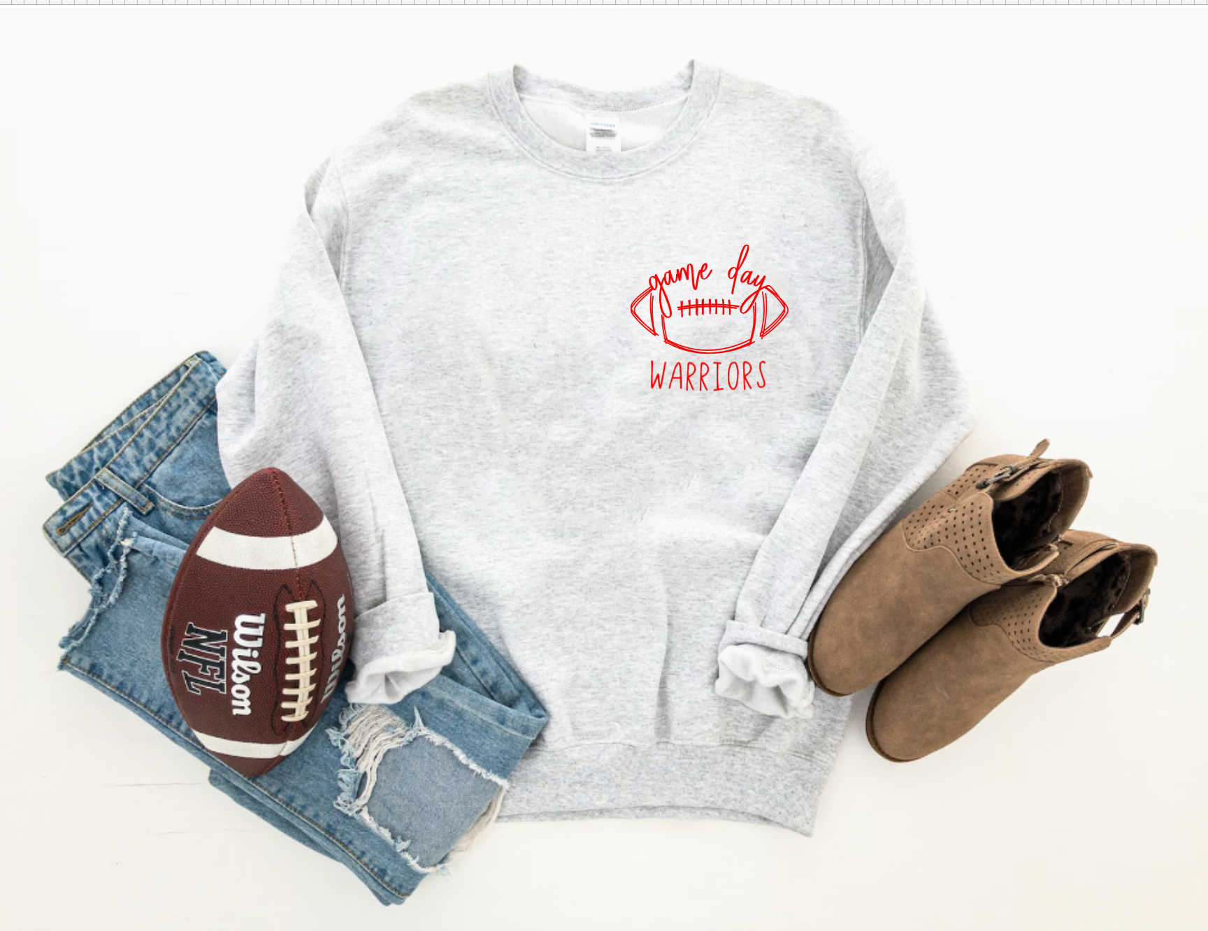 Customizable Game Day Football Crewneck