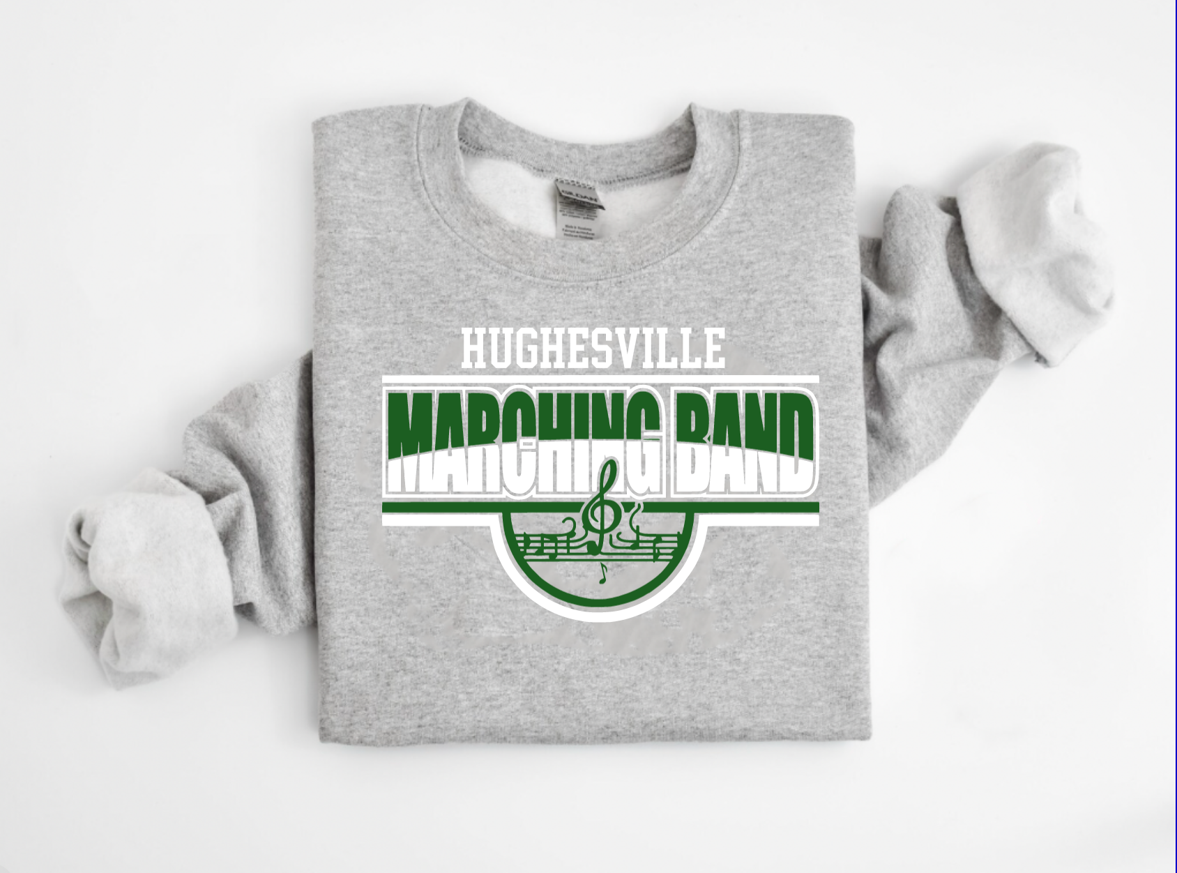 Customized School Spirit Marching Band Crewneck