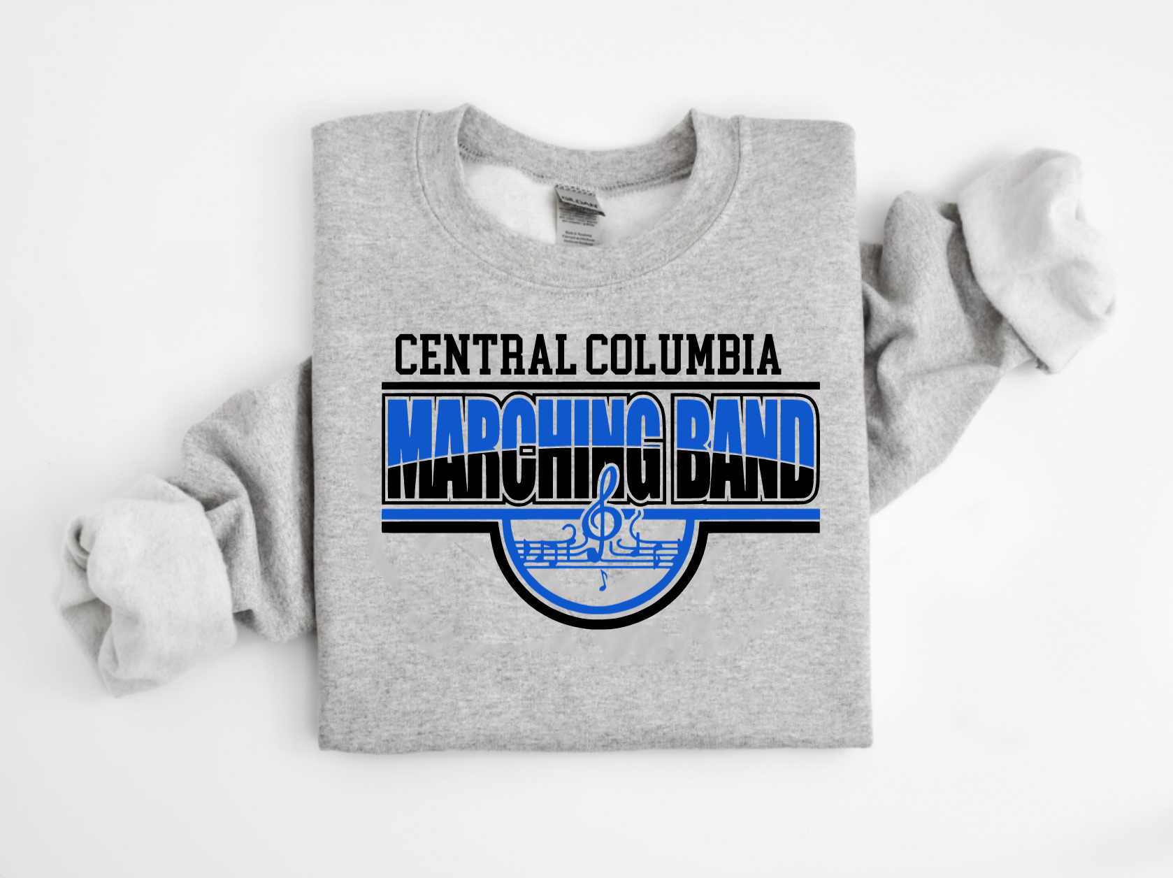 Customized School Spirit Marching Band Crewneck